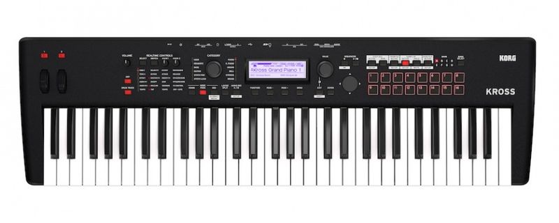 KORG KROSS2-61-MB Workstation Synth, Super Matte Black