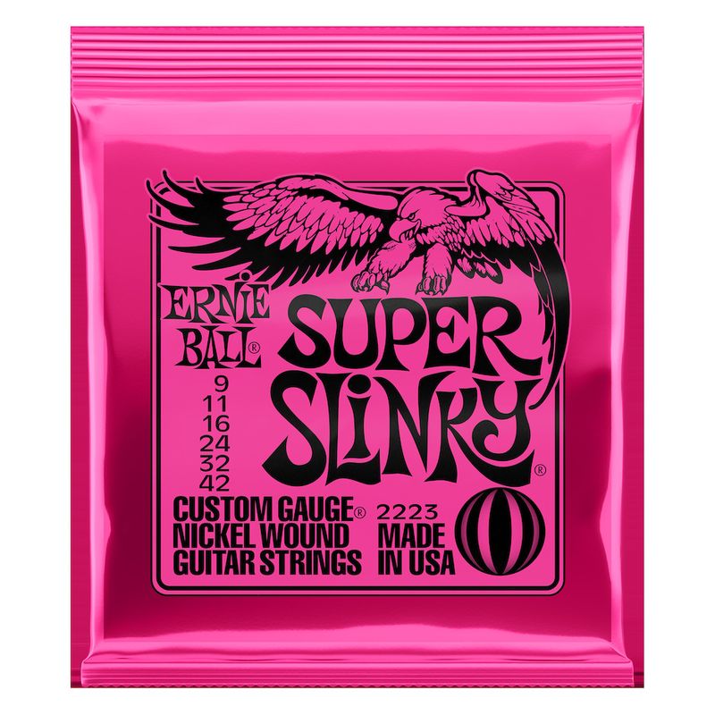 Ernie Ball EB-2223 Slinky Nickelwound, Super Slinky 09-42