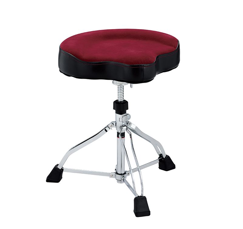 Tama HT530DRCN Glide Rider Trommestol, Tøy sete, Dark Red