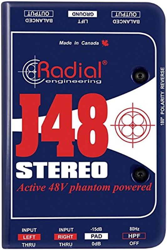 Radial J48S Stereo Active DI, Direct Box
