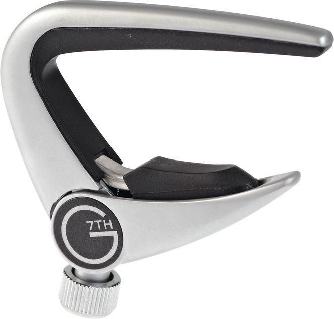 Hovedbilde G7TH Newport Capo Standard 6 string, Silver