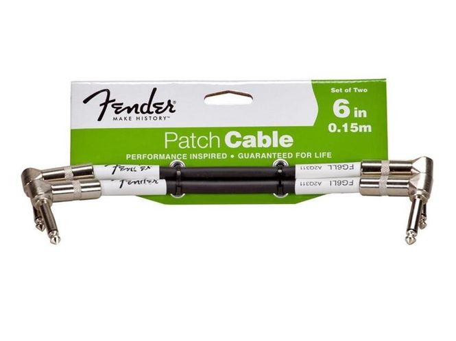 Hovedbilde Fender 2pk 6´ Patch Cable Black