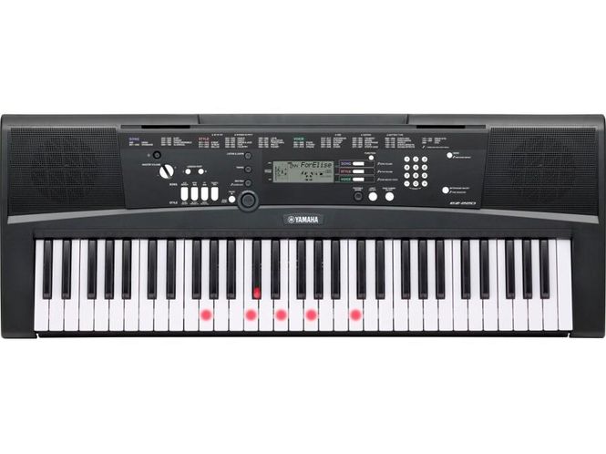 Hovedbilde Yamaha EZ-220 keyboard med lys i tangentene