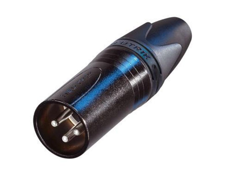 Neutrik NC3MXX-BAG kabel 3P han sort