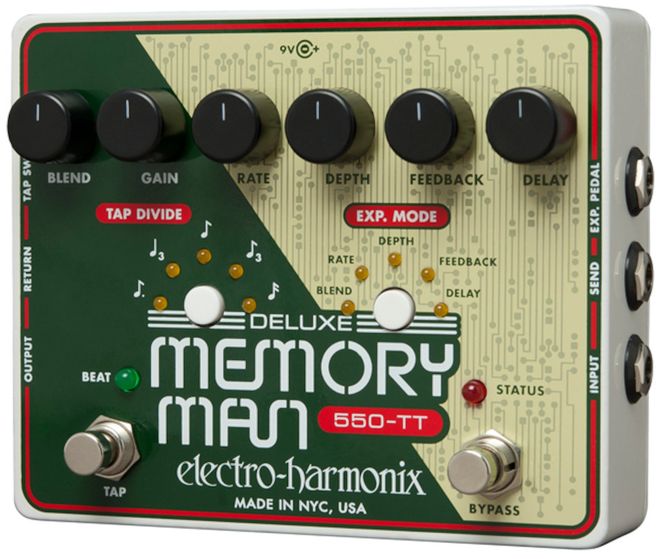 Hovedbilde Electro Harmonix Deluxe Memory Man Tap Tempo 550ms