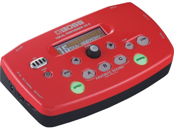 Hovedbilde Boss VE-5-RD vokalprosessor, rød