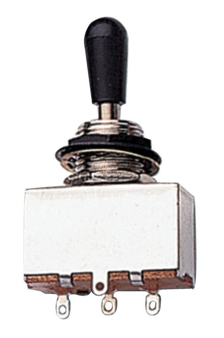 Hovedbilde Partsland Pickup Switch 3-way - Sort m. krom