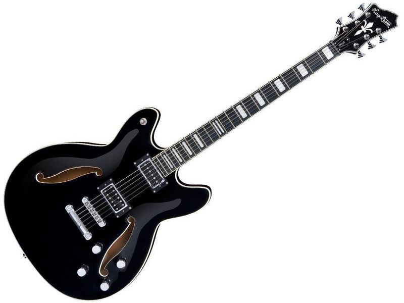 Hagström Viking Deluxe Baritone - Black