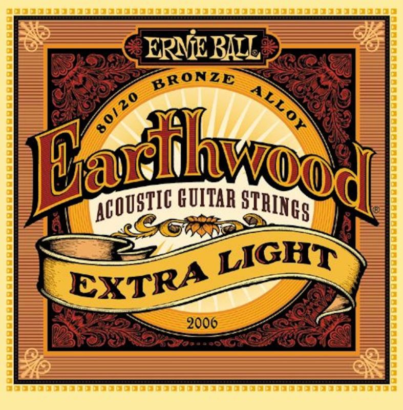 Ernie Ball EB-2006 Earthwood Bronze Extra Light 10-50.