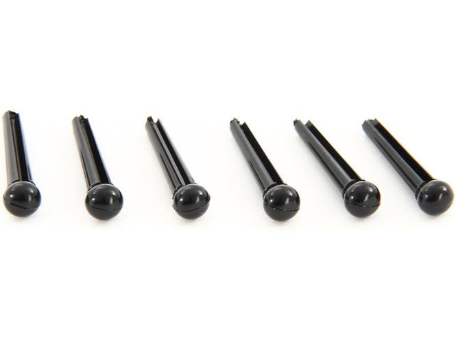 Hovedbilde Taylor Bridge Pins, sort plast 6stk