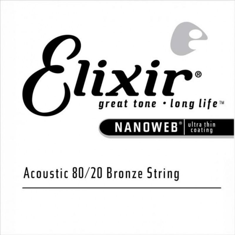 ELIXIR Nanoweb Acoustic Single .022