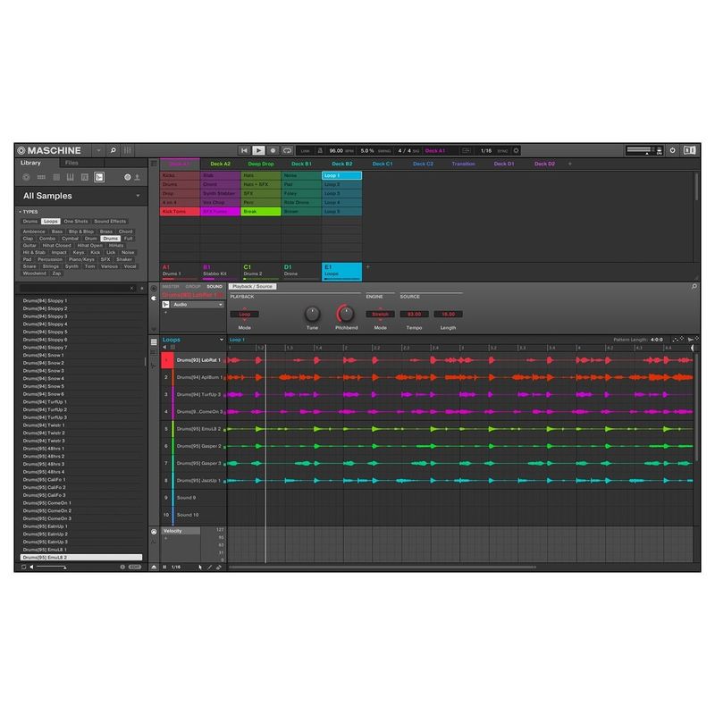 Native Maschine Mikro MK3, Beat og produksjonsverktøy