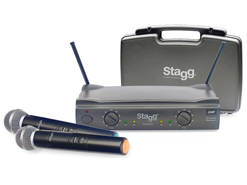 Stagg SUW 50 MM FH EU Dobbelt Håndholdt Trådløssystem