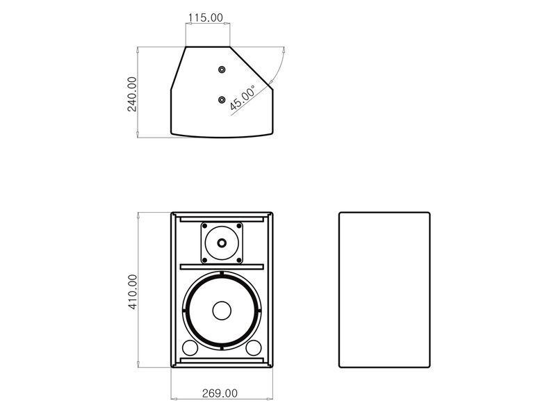 STK SP810CM White Høyttaler