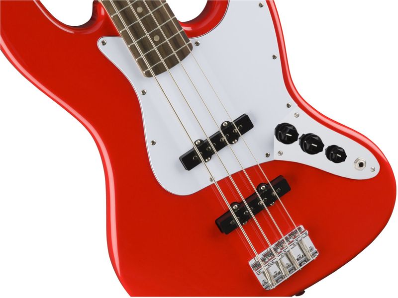 Squier Affinity Series Jazz Bass, Indian Laurel Fingerboard, Race Red