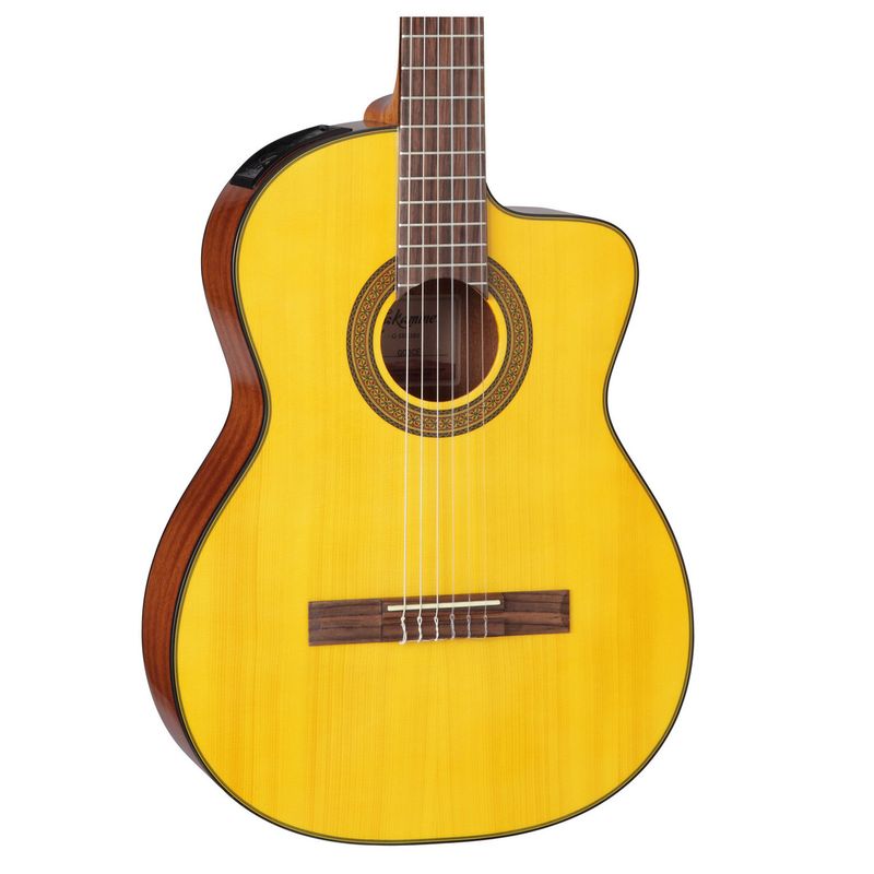 Takamine GC3CE-NAT Nylonstrenger med Cutaway og TP4-T pickupsystem
