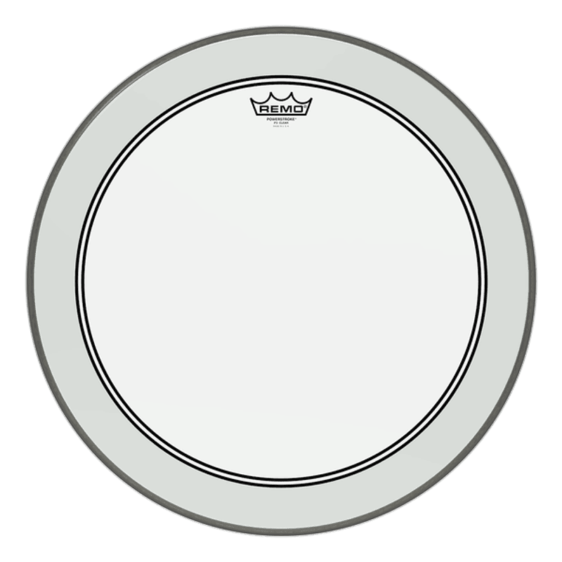 Remo P3-0312-BP Batter, Powerstroke® P3, Clear, 12