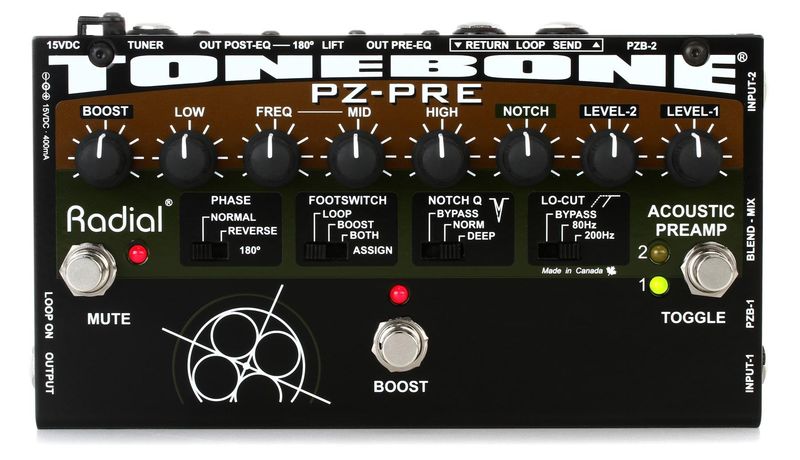 Radial ToneBone PZ-Pre Acoustic Instrument Preamp