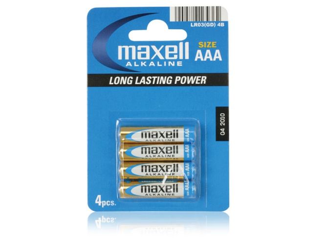 Hovedbilde Maxell AAA Alkaliske Batterier