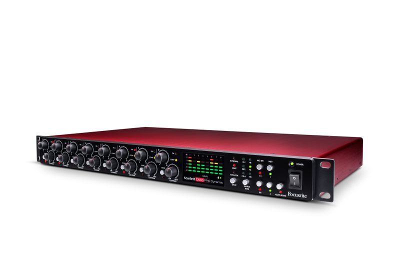 Focusrite Scarlett Octopre Dynamic, 8 X Mik/Linje med Compressor & ADAT