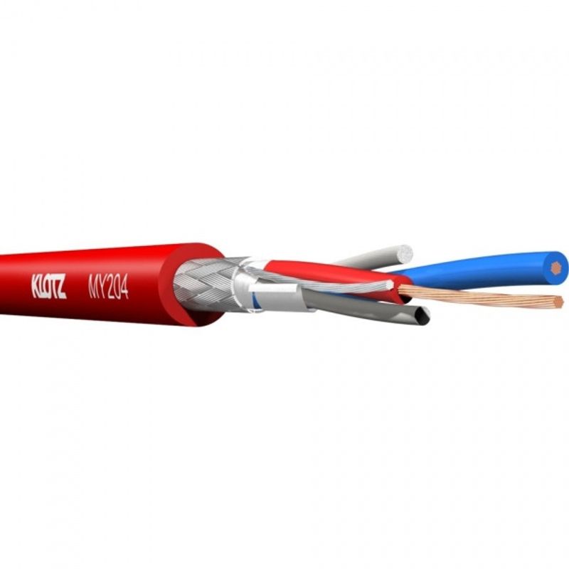 Klotz Balanced patch cable OD 4,6mm Red