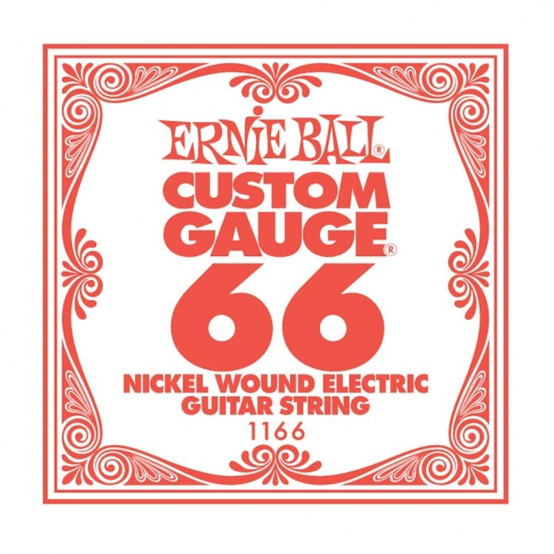 Ernie Ball EB-1166, løs streng, wound, til el-gitar .066w