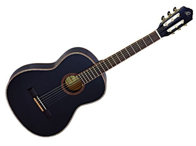 Hovedbilde Ortega R221SNBK Klassisk gitar slim neck, Family Series
